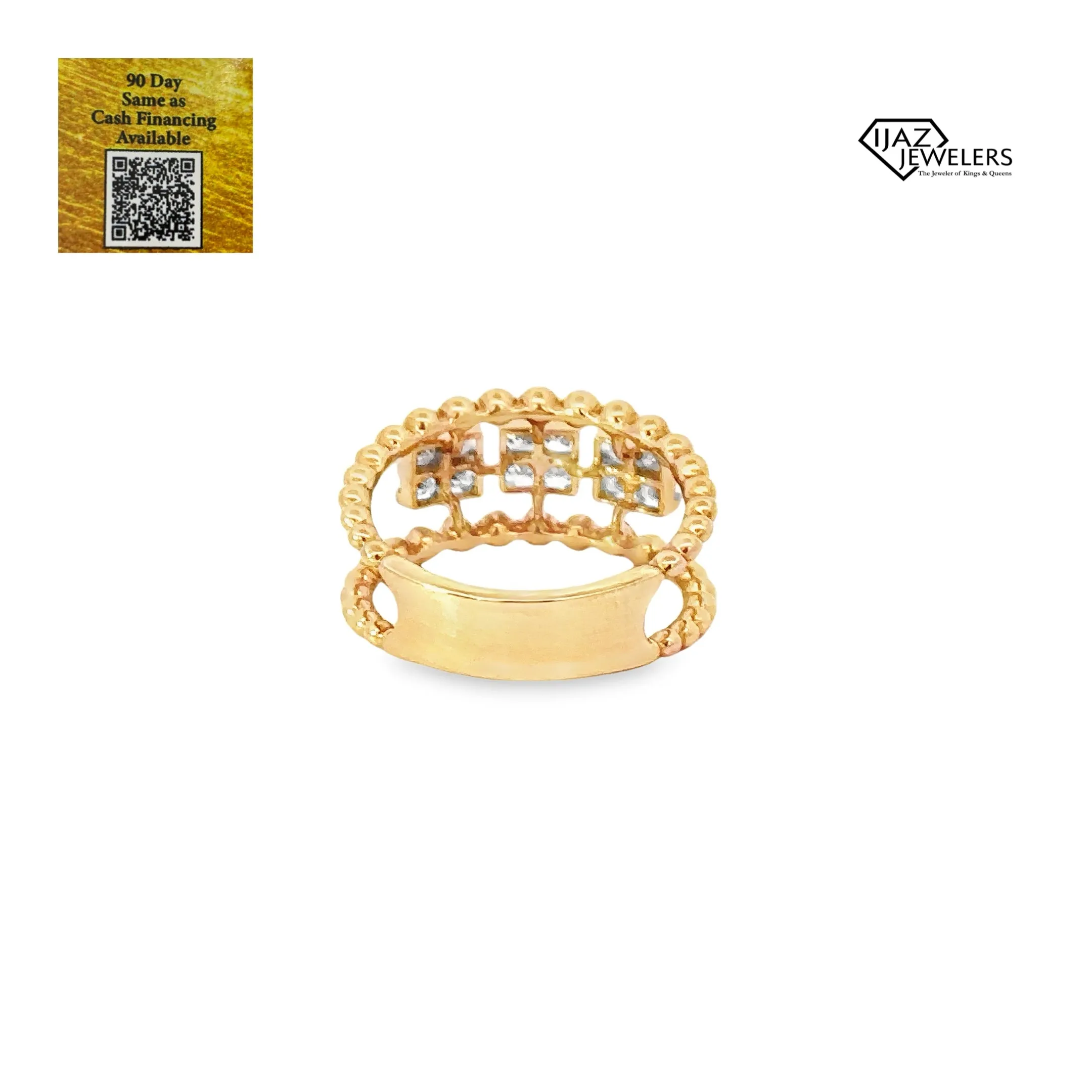 18K Gold 0.76 CTW Diamond Ladies Ring
