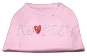 Adopted Rhinestone Shirt Light Pink S (10)