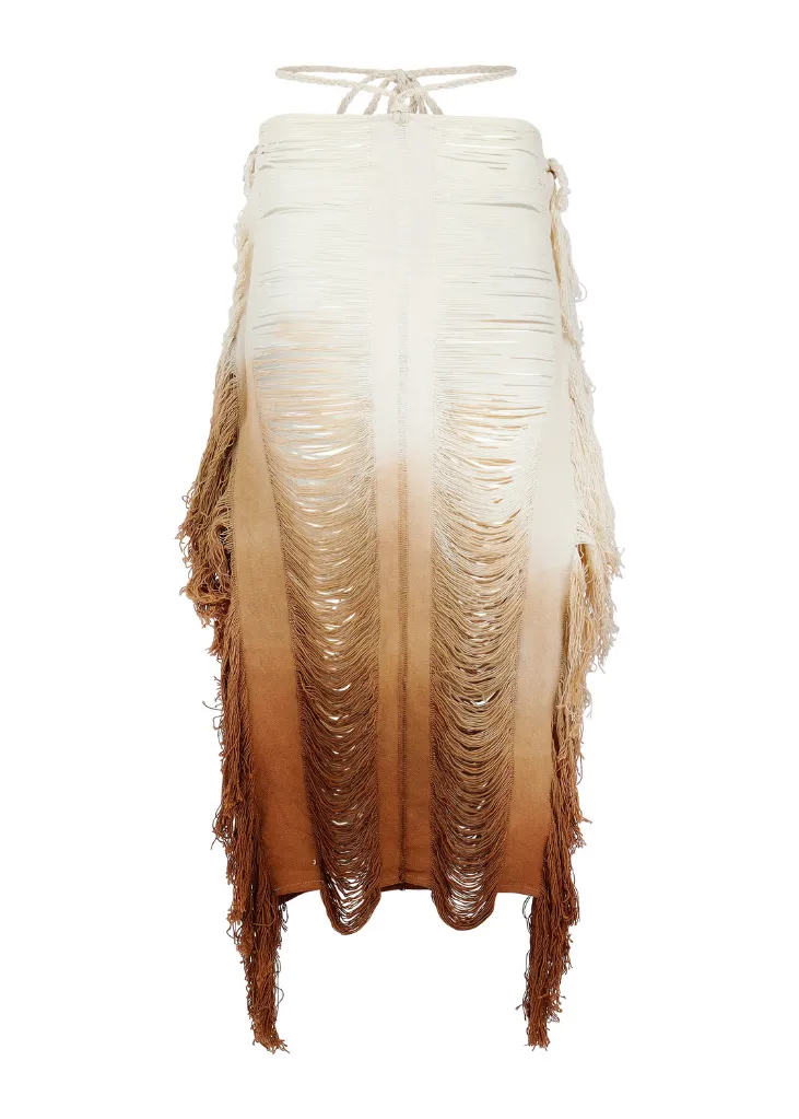 Bohemian Floral Akna Maxi Skirt for Women