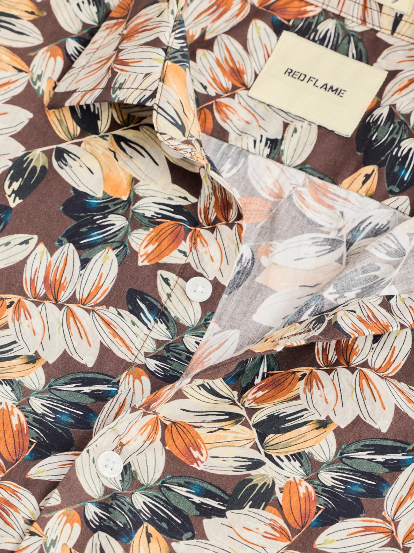 Brown Printed Shirt