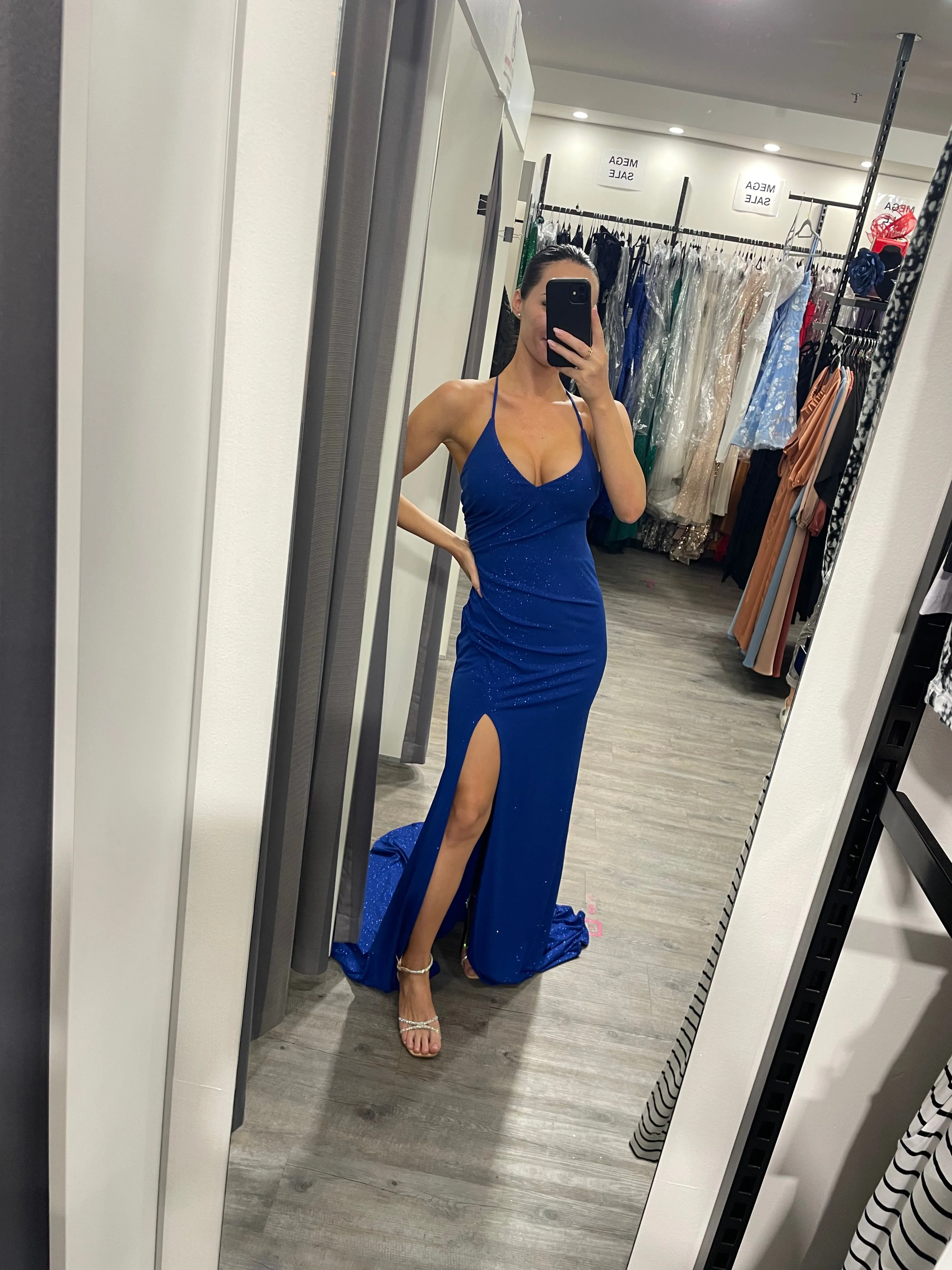 Cory PO985 Gown by Tania Olsen - Cobalt