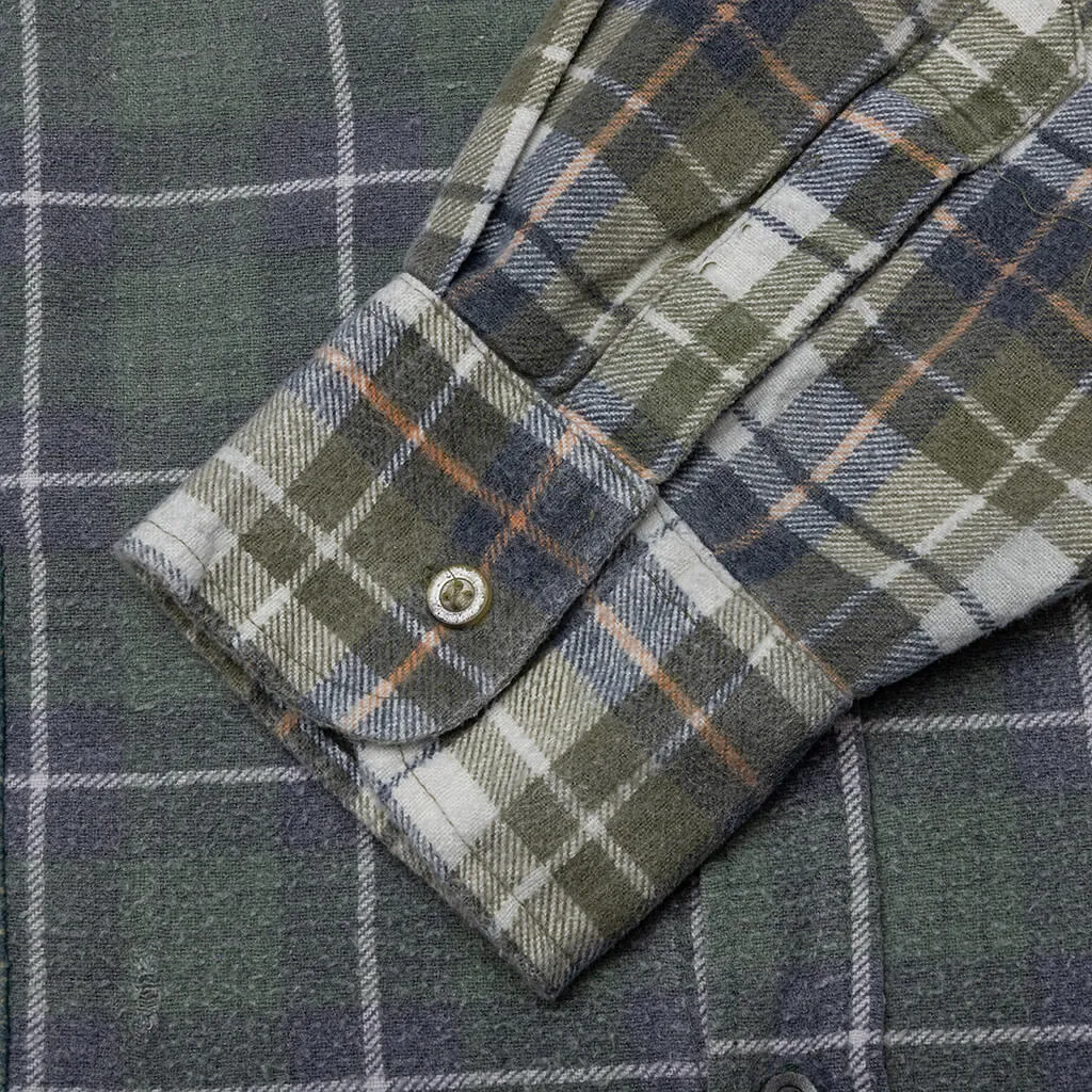 Flannel Shirt 7 Cuts Reflection Shirt - Assorted