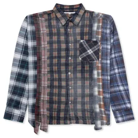 Flannel Shirt 7 Cuts Reflection Shirt - Assorted