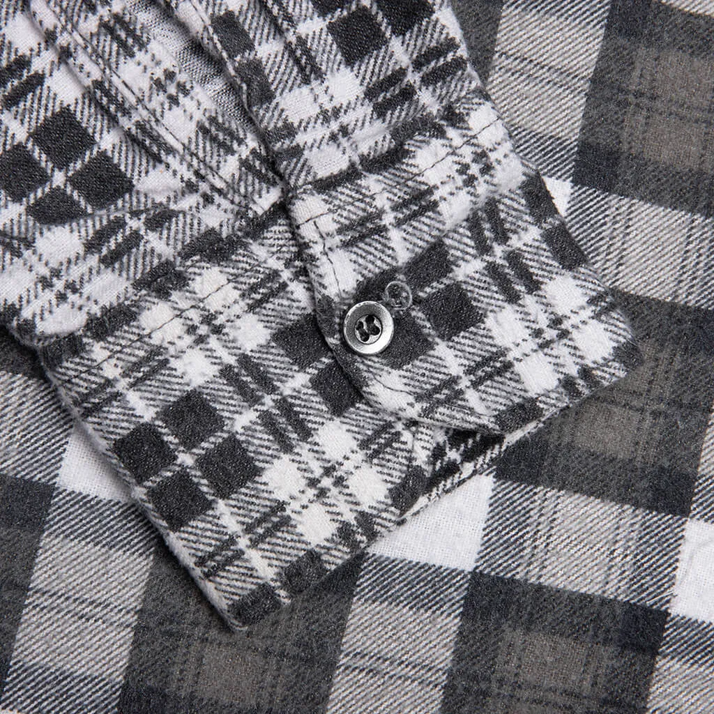 Flannel Shirt 7 Cuts Wide Reflection Shirt - Assorted