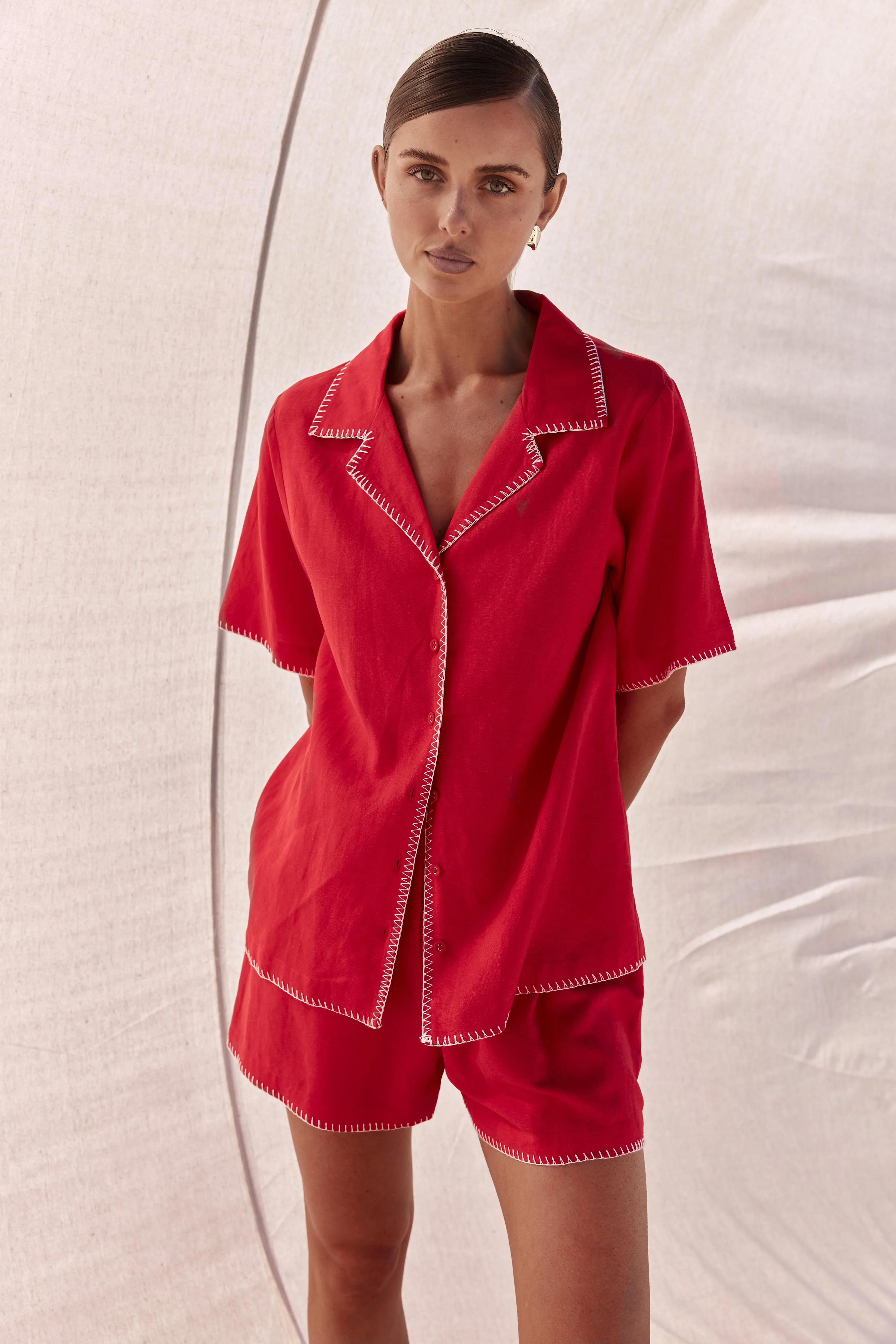 Ivie Shirt (Red)