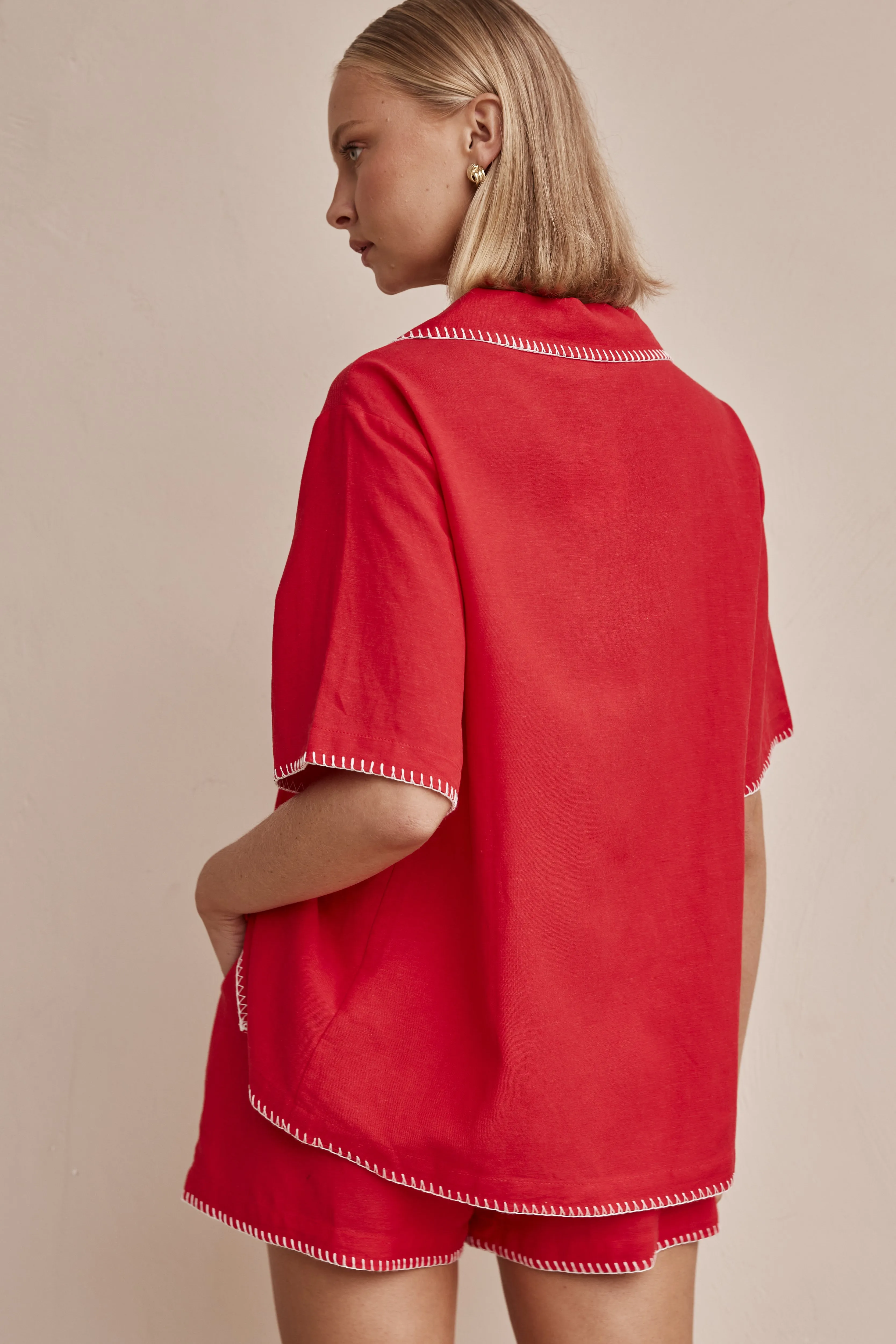 Ivie Shirt (Red)