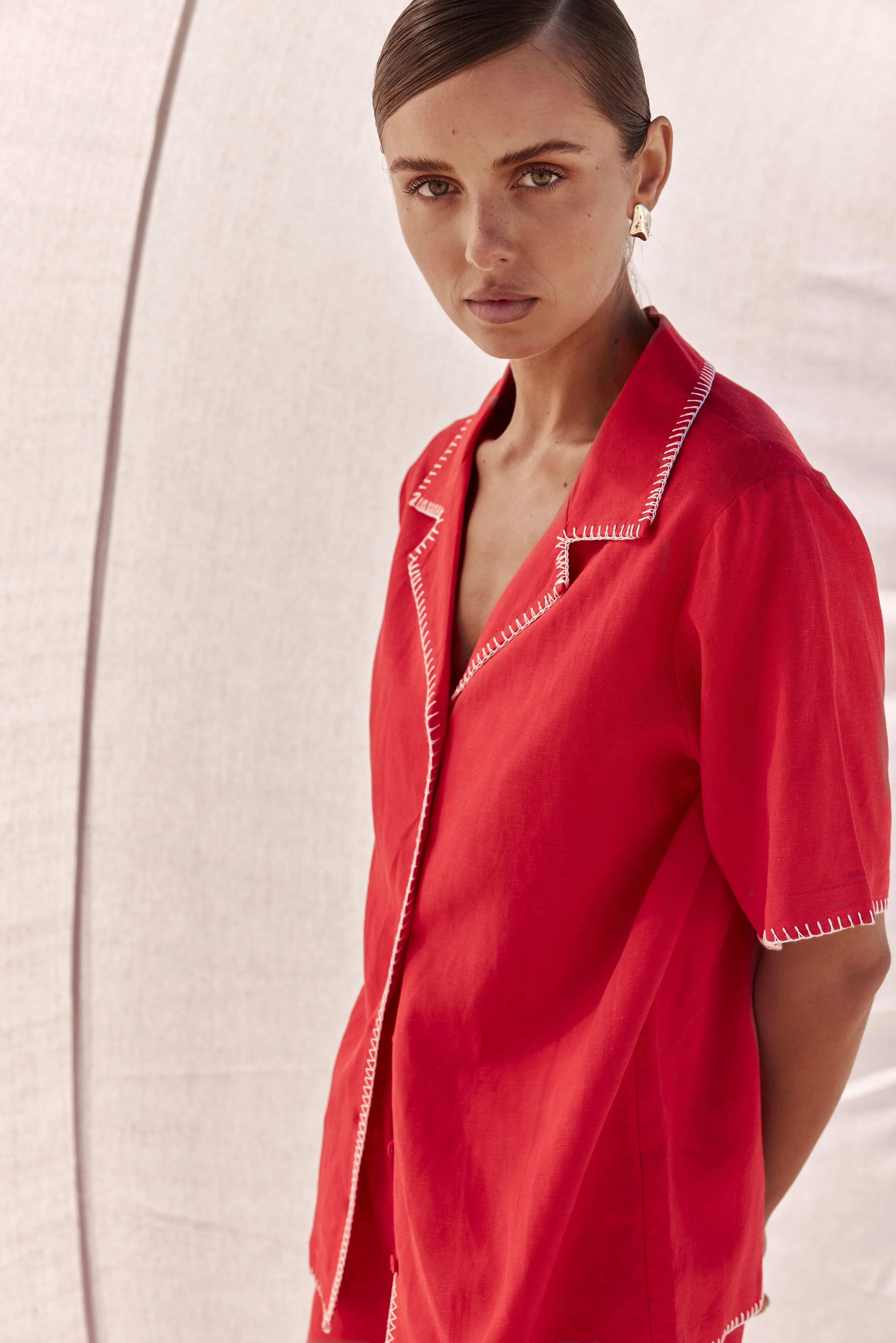 Ivie Shirt (Red)