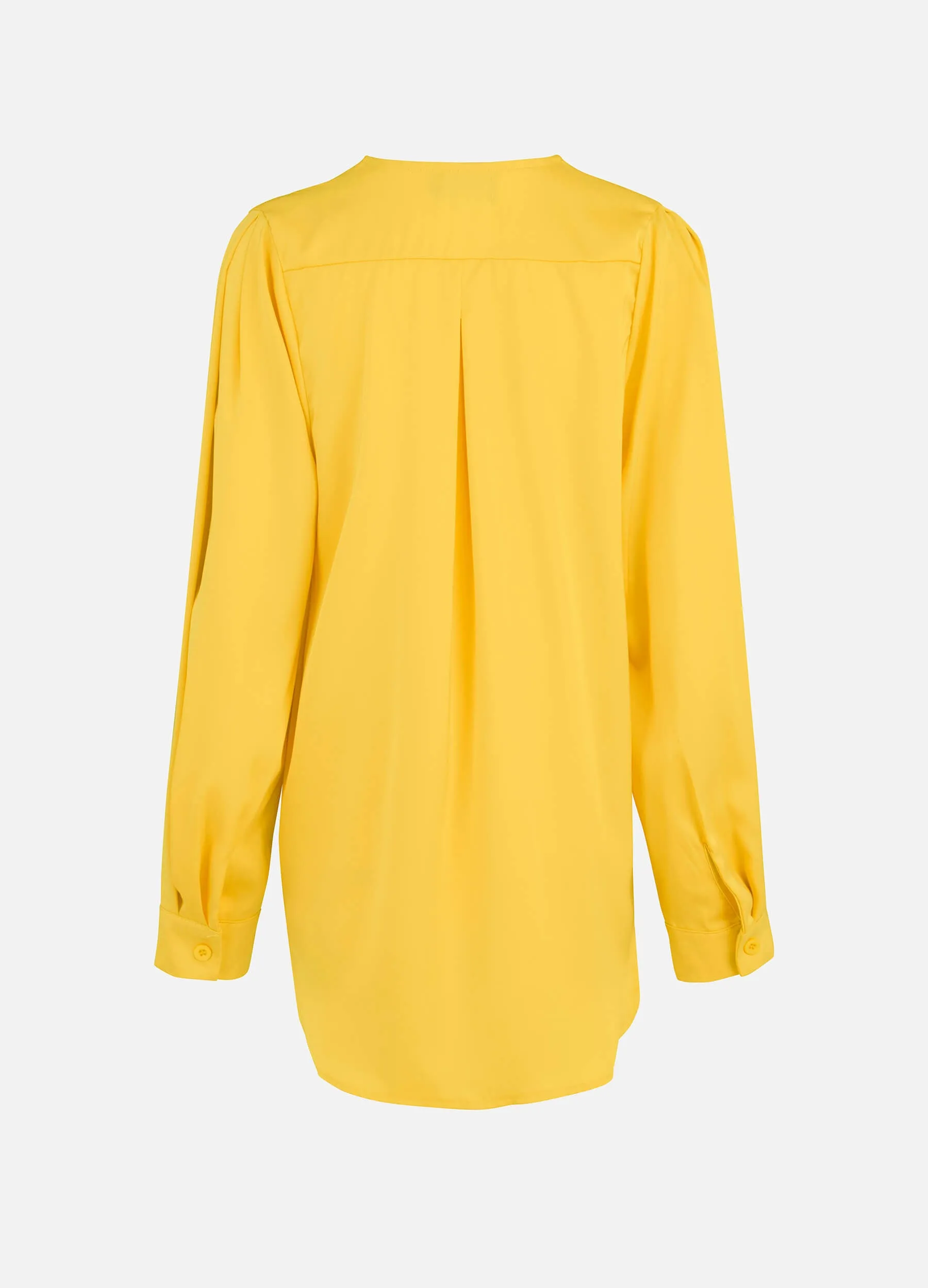 MECALA Women's Solid Surplice Neck Top