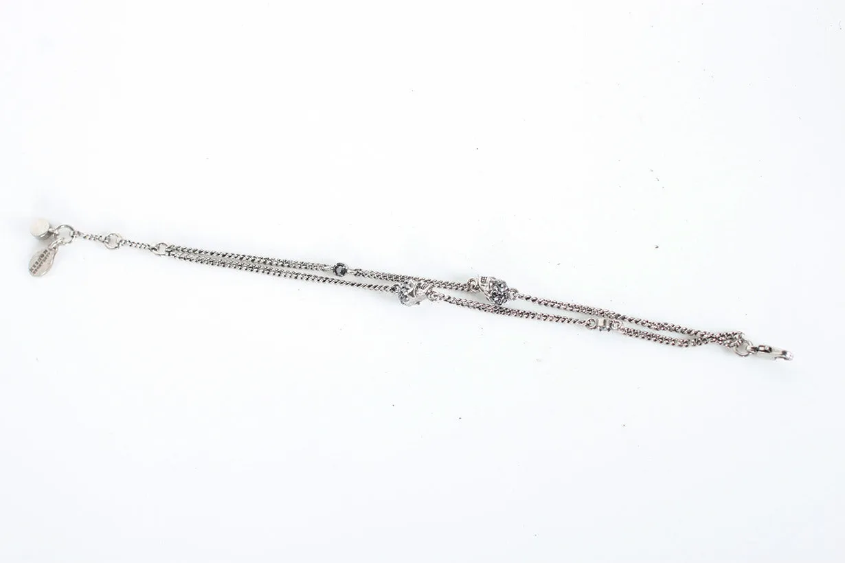 Multi Chain Bracelet, Silver