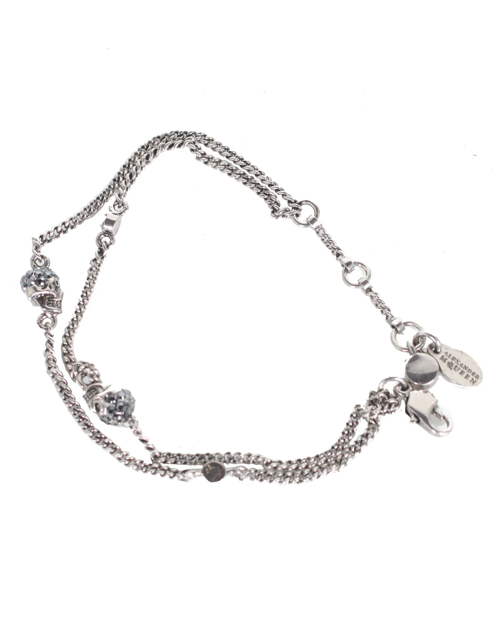 Multi Chain Bracelet, Silver