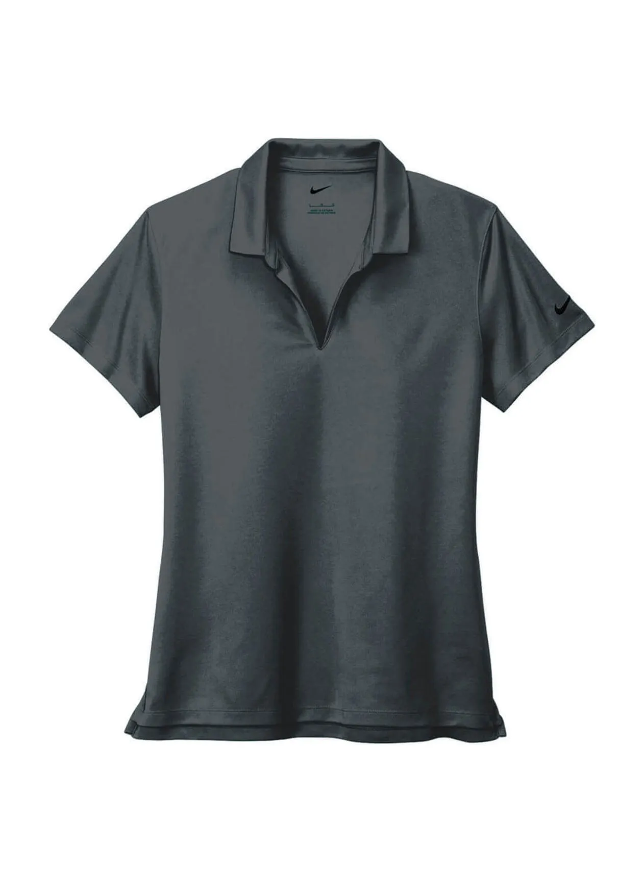 Personalized Polo Shirts | Women&#x27;s Nike Anthracite Dri-FIT Micro Pique 2.0 Polo 