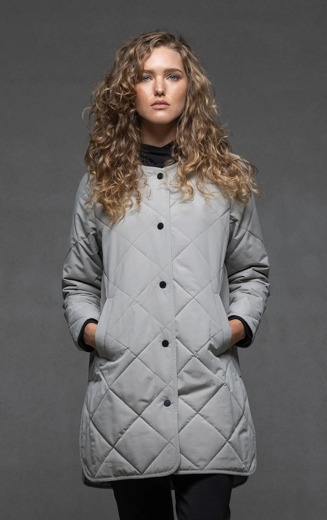 QUILTED PRIMALOFT COAT - CLEARANCE