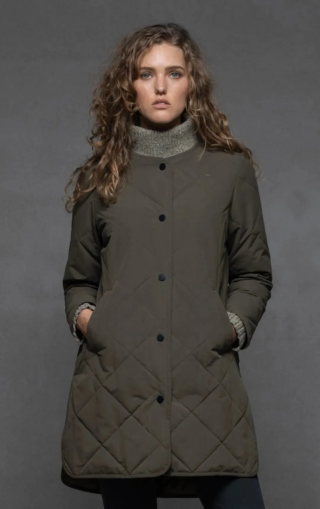 QUILTED PRIMALOFT COAT