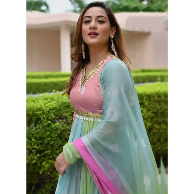 Women Fancy Gown with Dupatta